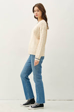 Load image into Gallery viewer, Liz Cable Knit Sweater
