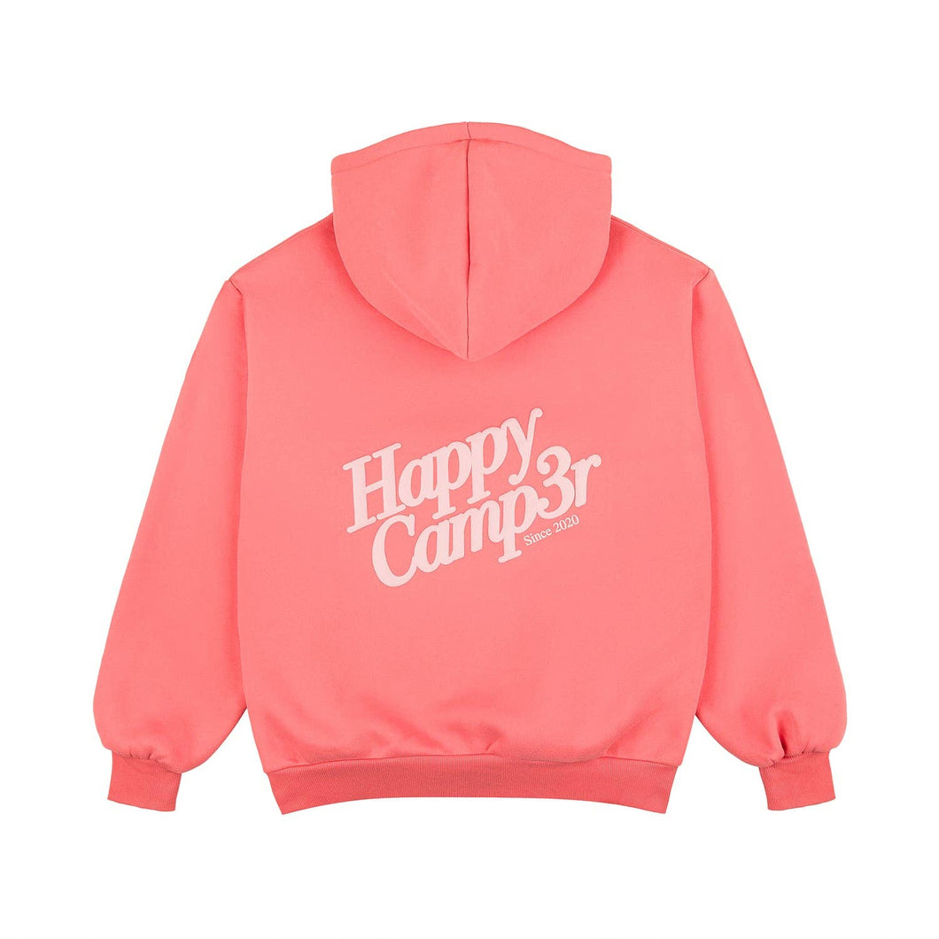 The Happy Camp3r - Puff Series Hoodie - Strawberry Milk: XL