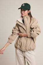 Load image into Gallery viewer, RAISONNEL - Cozy Fleece-Lined Zip &amp; Snap Jacket - RJ1201: BEIGE / S-M-L (3-2-1)
