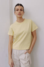 Load image into Gallery viewer, MOD REF - The Lanie Top | Everyday Cotton T-Shirt: BUTTER / SMALL
