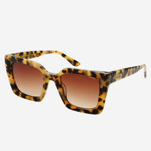 Load image into Gallery viewer, FREYRS Eyewear - Coco Acetate Womens Square Sunglasses  : Milky Tortoise
