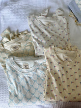 Load image into Gallery viewer, Sunkissed Coconut - White American Flag Pajama Pattern Top: Cozy White / Small / Long Sleeve Top
