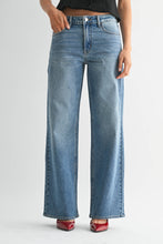 Load image into Gallery viewer, JBD - High Rise Full Length Straight Jean - MEDIUM DENIM - DP791: 31
