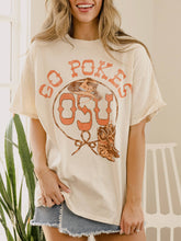 Load image into Gallery viewer, OSU Cowboys Boots Thrifted Tee
