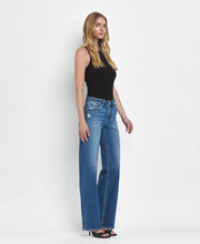 Load image into Gallery viewer, VERVET by FLYING MONKEY - MID RISE FULL LENGTH WIDE LEG JEANS T6613: SECURE / 25
