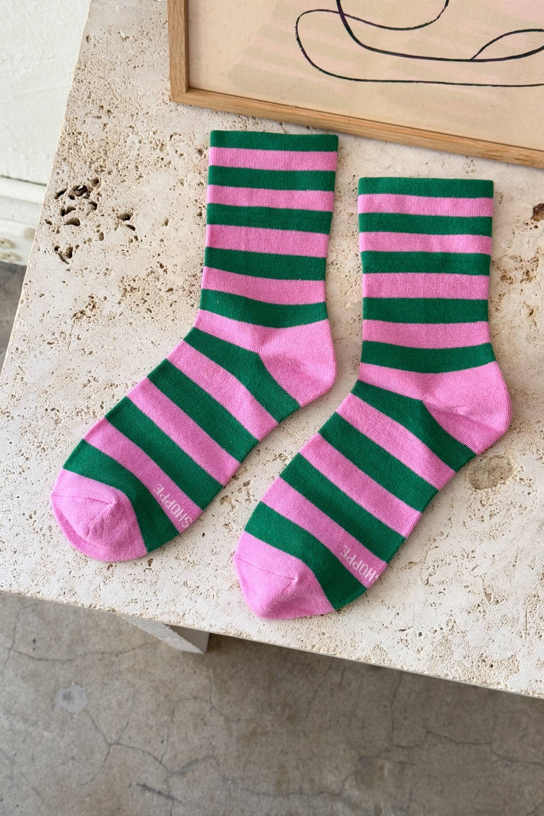 Wally Socks: Wide Stripe