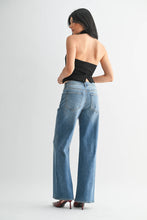 Load image into Gallery viewer, JBD - High Rise Full Length Straight Jean - MEDIUM DENIM - DP791: 27
