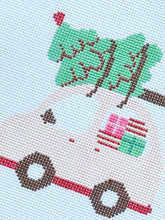 Load image into Gallery viewer, Christmas Car Needlepoint
