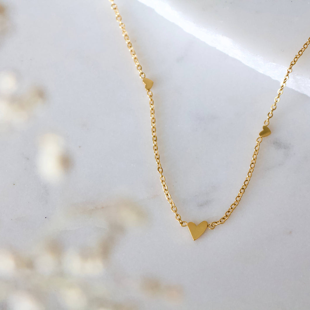Triple Heart Necklace
