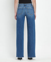 Load image into Gallery viewer, VERVET by FLYING MONKEY - MID RISE FULL LENGTH WIDE LEG JEANS T6613: SECURE / 27
