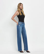 Load image into Gallery viewer, VERVET by FLYING MONKEY - MID RISE FULL LENGTH WIDE LEG JEANS T6613: SECURE / 28
