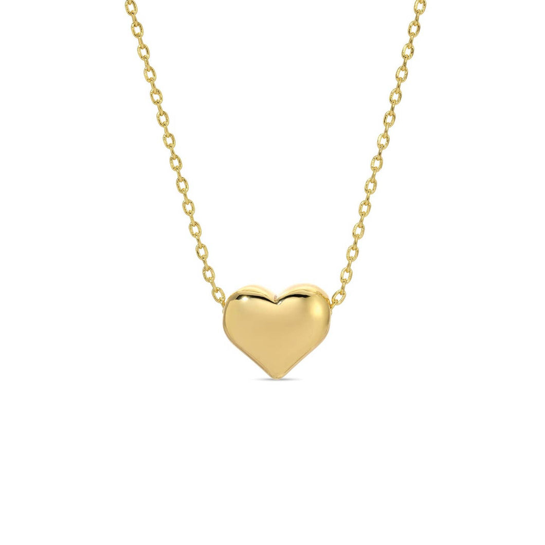 Puff Heart Necklace