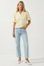 Load image into Gallery viewer, Naked Zebra - Ruffle Detail Bubble Sleeve Top: Off White / L
