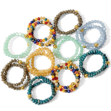 Load image into Gallery viewer, Splendid Iris - Stretch Crystal Ring - Assorted: Pack 2
