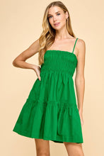 Load image into Gallery viewer, TCEC - CD04621-Spaghetti Straps Ruffle Trim Dress: Pink / M
