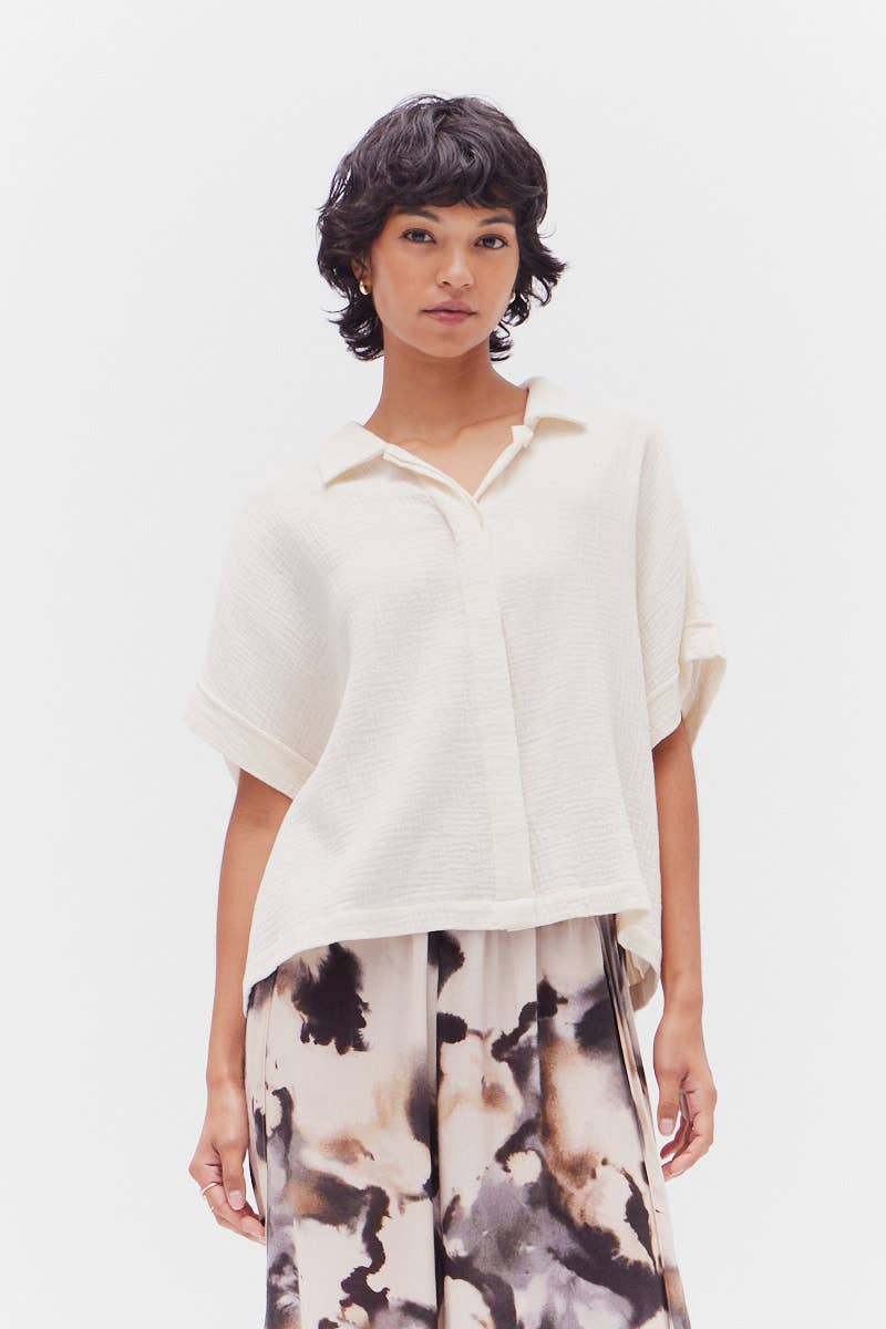Cotton Gauze Top