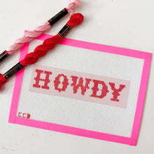 Load image into Gallery viewer, Howdy Needlepoint
