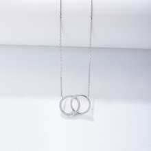 Load image into Gallery viewer, Interlocking Circle Ring Necklace
