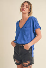 Load image into Gallery viewer, Zoie V-Neck Short Sleeve Top
