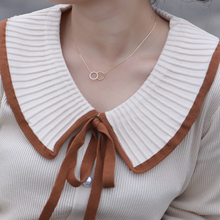 Load image into Gallery viewer, Interlocking Circle Ring Necklace
