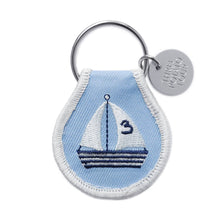 Load image into Gallery viewer, Patch Keychain - Sailboat

