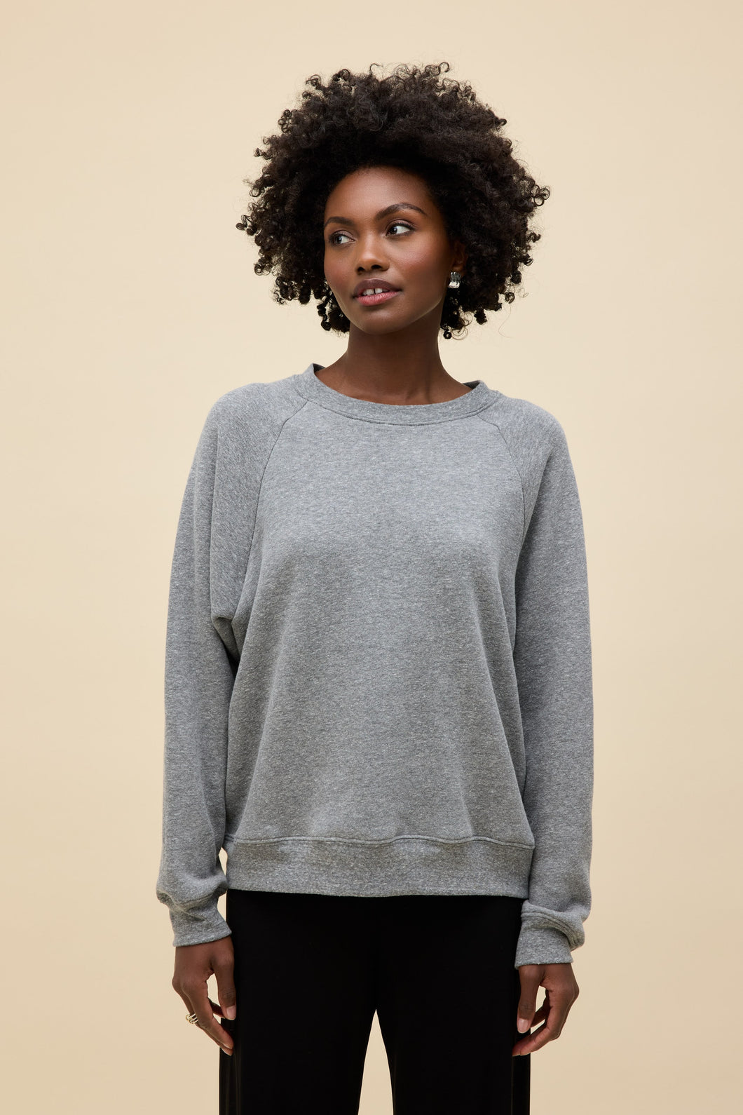 Daydreamer - Solid Vintage Raglan Sweatshirt