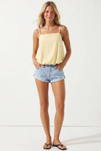 Load image into Gallery viewer, Naked Zebra - Billowy Cami Top With Bubble Hem: Light Brown / M
