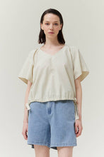 Load image into Gallery viewer, Striped Side Ribbon Shirt
