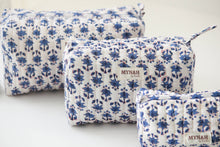 Load image into Gallery viewer, Blue Bonnet Floral Travel Bag
