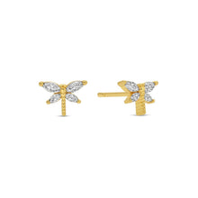 Load image into Gallery viewer, Dragonfly Studs On Velvet
