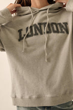Load image into Gallery viewer, Vintage Canvas - London French Terry Graphic Hoodie: HEATHER GREY / S
