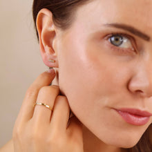 Load image into Gallery viewer, GoldFi - 18k Gold Filled Mini CZ Stud Earrings
