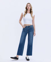 Load image into Gallery viewer, FLYING MONKEY - HIGH RISE TROUSER PRESS WIDE LEG JEANS F6327: RATIONAL / 28
