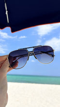 Load image into Gallery viewer, FREYRS Eyewear - Logan ( NEW ) Acetate Aviator Unisex Sunglasses: Light Gold / Gray
