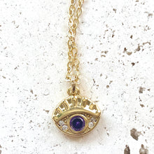 Load image into Gallery viewer, Eye Gold Neckalce
