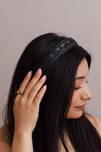 Load image into Gallery viewer, Vegan Leather Pattern Headband
