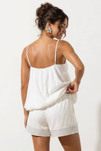 Load image into Gallery viewer, Naked Zebra - Billowy Cami Top With Bubble Hem: Light Brown / M
