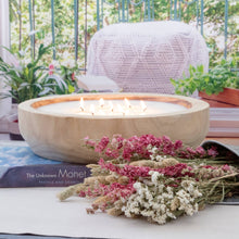 Load image into Gallery viewer, Paulownia Wood Round Candle
