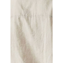 Load image into Gallery viewer, Naked Zebra - Linen Blend Rolled Sleeve Shirt: Off White / S
