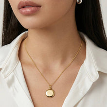 Load image into Gallery viewer, GoldFi - 18k Gold Filled Round Locket Necklace
