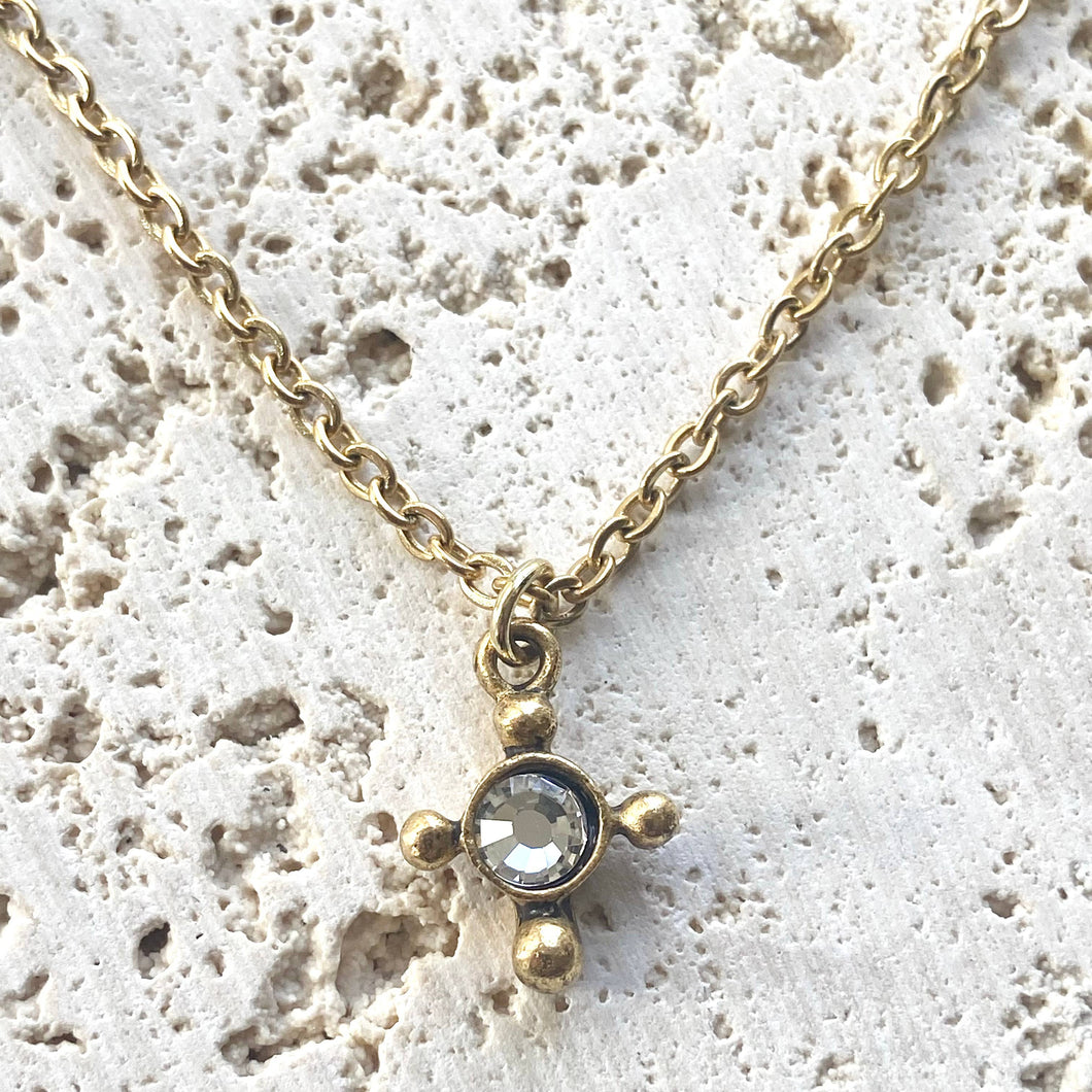Tiny Cross Necklace