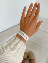 Load image into Gallery viewer, White WWJD Embroidered Bracelet
