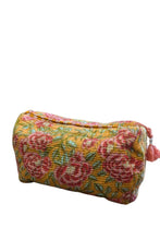 Load image into Gallery viewer, LA Soul - Floral print Quilted Cotton Toiletry Bag Set
