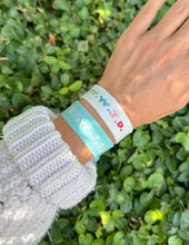 Load image into Gallery viewer, White WWJD Embroidered Bracelet
