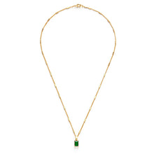 Load image into Gallery viewer, Emerald Green Pendant Necklace
