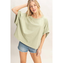 Load image into Gallery viewer, Oversized Elastic Cuff Top
