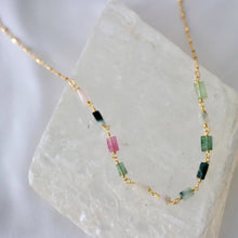 Load image into Gallery viewer, Tourmaline Chip Necklace
