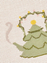 Load image into Gallery viewer, Christmas Tree Tea Kettle 18 Mesh Needlepoint Canvas
