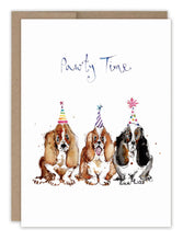 Load image into Gallery viewer, Pawty Time Hounds Birthday Card
