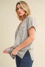 Load image into Gallery viewer, Zoie V-Neck Short Sleeve Top
